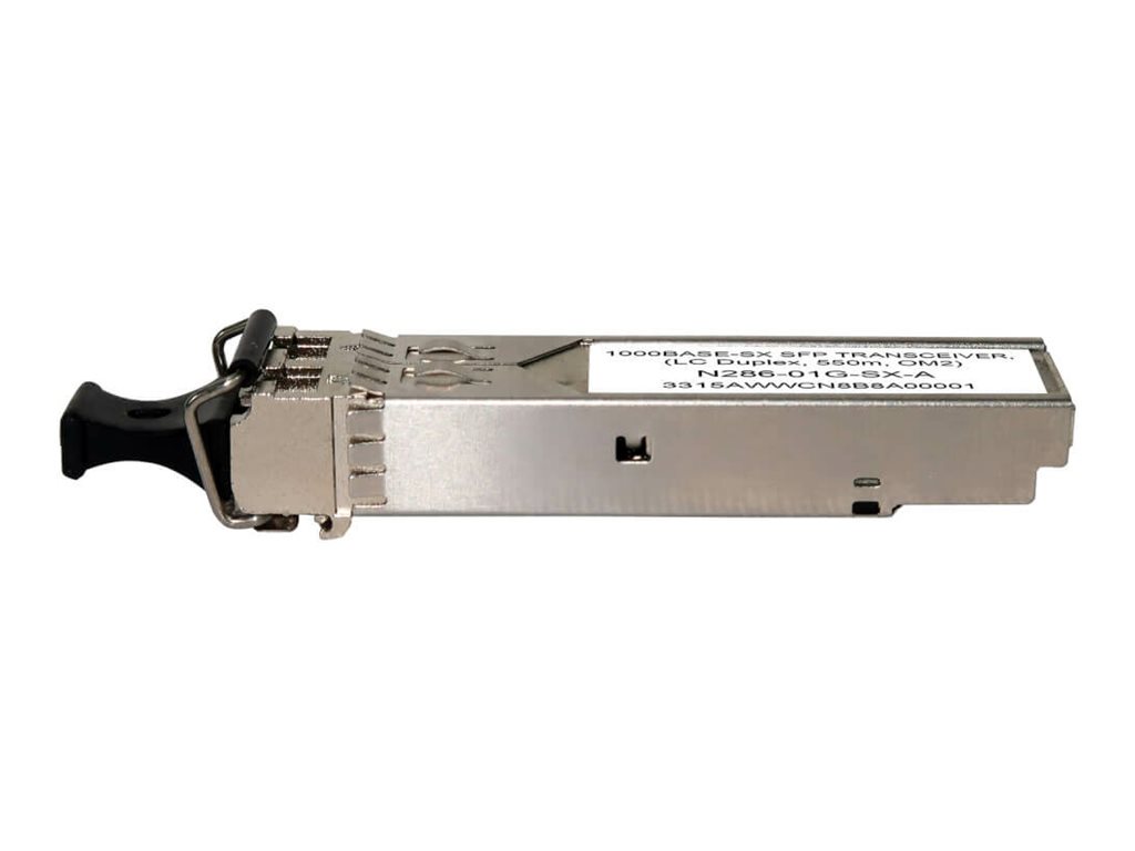 Eaton Tripp Lite Series Arista-Compatible SFP-1G-SX SFP Transceiver - 1000Base-SX, LC Duplex MMF, 1.25 Gbps, 850 nm, 550 m (1804