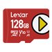 Lexar PLAY - Flash-Speicherkarte - 128 GB - A1 / Video Class V10 / UHS-I U1 / Class10 - microSDXC UHS-I