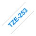 Brother TZe-253 - Blau auf weiss - Rolle (2,4 cm x 8 m) 1 Kassette(n) laminiertes Band - fr Brother PT-D600, P750, P950; P-Touc