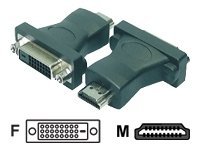 M-CAB - Videoadapter - Dual Link - HDMI mnnlich zu DVI-D weiblich - Schwarz