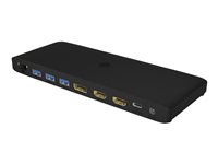 ICY BOX IB-DK2416-C - Dockingstation - USB-C 3.2 Gen 2 / Thunderbolt 3 / Thunderbolt 4 - DP, 2 x HDMI - 1GbE - 100 Watt