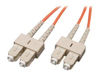 Eaton Tripp Lite Series Duplex Multimode 50/125 Fiber Patch Cable (SC/SC), 1M (3 ft.) - Patch-Kabel - SC multi-mode (M) zu SC mu