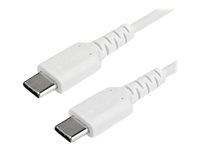 StarTech.com 2m USB-C Ladekabel - Langlebiges USB 2.0 Typ C zu USB C Datenbertragungs-/Schnellladekabel - TPE Mantel Aramidfase