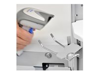 Ergotron - Montagekomponente (Halter, T-Slot-Halterung) - fr Barcode-Scanner - Stahl, Aluminium - am Wagen montierbar - fr Erg