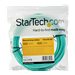 StarTech.com 15 m OM4 LC to LC Multimode Duplex Fiber Optic Patch Cable- Aqua - 50/125 - Fiber Optic Cable - 40/100Gb - LSZH (45