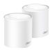 TP-Link Deco X50 - WLAN-System - (2 Router) - Netz 1GbE - Wi-Fi 6 - Dual-Band