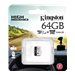 Kingston High Endurance - Flash-Speicherkarte - 64 GB - A1 / UHS-I U1 / Class10 - microSDXC UHS-I