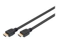 DIGITUS - Ultra High Speed - HDMI-Kabel mit Ethernet - HDMI mnnlich zu HDMI mnnlich - 2 m - Dreifachisolierung