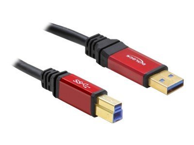 Delock Premium - USB-Kabel - USB Typ A (M) zu USB Type B (M) - USB 3.0 - 3 m - Schwarz