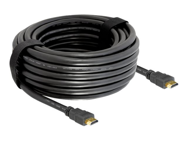 Delock High Speed HDMI with Ethernet - HDMI-Kabel mit Ethernet - HDMI mnnlich zu HDMI mnnlich - 10 m
