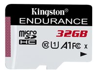 Kingston High Endurance - Flash-Speicherkarte - 32 GB - A1 / UHS-I U1 / Class10 - microSDHC UHS-I