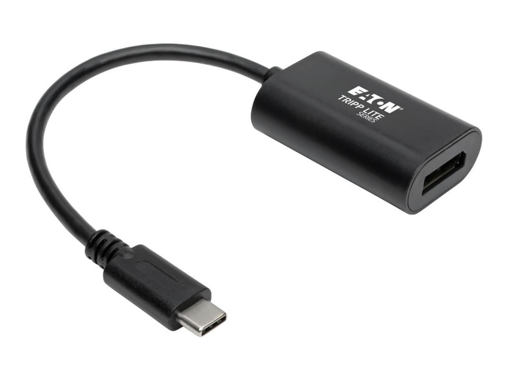 Eaton Tripp Lite Series USB C to DisplayPort Video Adapter Converter 4K x 2K @ 60Hz, Black, USB Type C to DP, USB-C, USB Type-C 