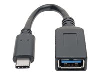 Tripp Lite USB Type-C to USB Type-A Adapter Cable, M/F, 3.1, Gen 1, 5 Gbps, USB-IF, 6 in. - Thunderbolt 3 - USB-Adapter - 24 pin