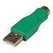 StarTech.com Ersatz PS/2 Maus auf USB Adapter - Bu/St - Maus Ersatzadpter - Maus-Anschluss - PS/2 (W) zu USB (M)