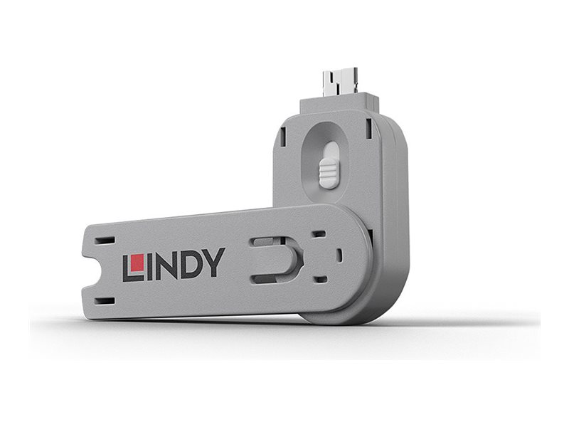 Lindy USB Type A Port Blocker Key - USB-Portblocker - weiss