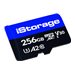 iStorage - Flash-Speicherkarte - 256 GB - A2 / Video Class V30 / UHS-I U3 / Class10 - microSDXC (Packung mit 3)