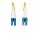 StarTech.com 2m (6.6ft) LC to LC (UPC) OS2 Single Mode Duplex Fiber Optic Cable, 9/125m, Laser Optimized, 10G, Bend Insensitive