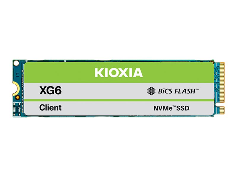 KIOXIA XG6 Series KXG60ZNV1T02 - SSD - Client - 1024 GB - intern - M.2 2280 (einseitig) (M.2 2280 (einseitig))