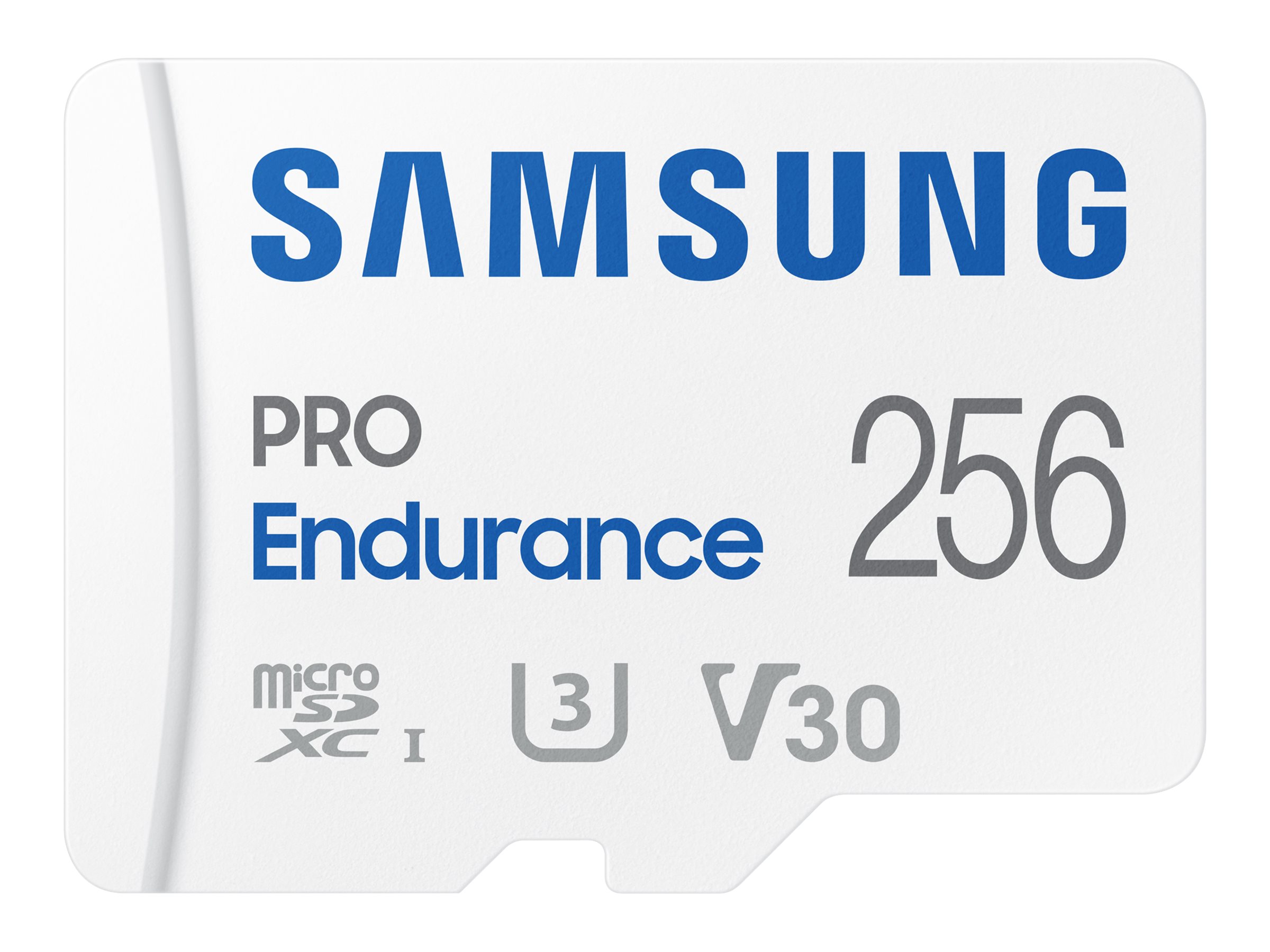 Samsung PRO Endurance MB-MJ256KA - Flash-Speicherkarte (microSDXC-an-SD-Adapter inbegriffen) - 256 GB - Video Class V30 / UHS-I 