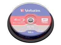 Verbatim - 10 x BD-RE - 25 GB 2x - Spindel