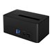 ICY BOX IB-1121-U3 - HDD-Dockingstation mit Datenanzeige, Netzanzeige, Ein/Aus-Schalter Schchte: 1 - 2,5