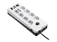 Eaton Protection Box 8 USB Tel@ Din - berspannungssschweizer (CH) Versionutz - AC 220-250 V - 2500 Watt - Ausgangsansschweizer 