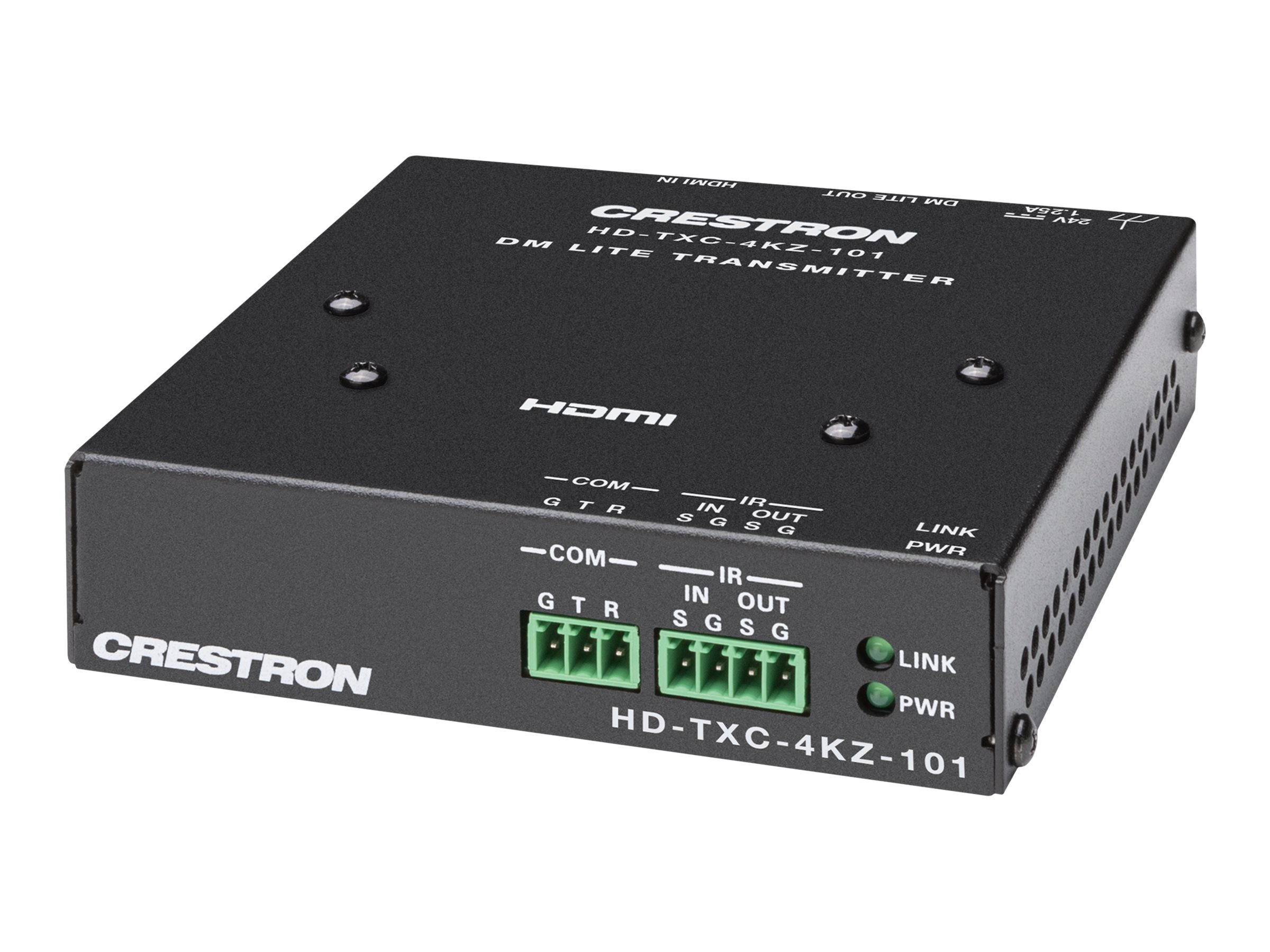 Crestron DM Lite HD-TXC-4KZ-101 - Video-, Audio-, Infrarot- und serielle Erweiterung - Sender - CATx, DM Lite - bis zu 70 m