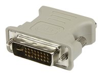 StarTech.com VGA auf DVI Monitor Adapter - St/Bu - Grau - VGA HD15 zu DVI-I Kupplung - VGA-Adapter - DVI-I (M) zu HD-15 (VGA) (W