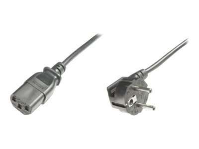 ASSMANN - Stromkabel - power CEE 7/7 zu power IEC 60320 C13 - Wechselstrom 250 V - 1.8 m - 90 Stecker