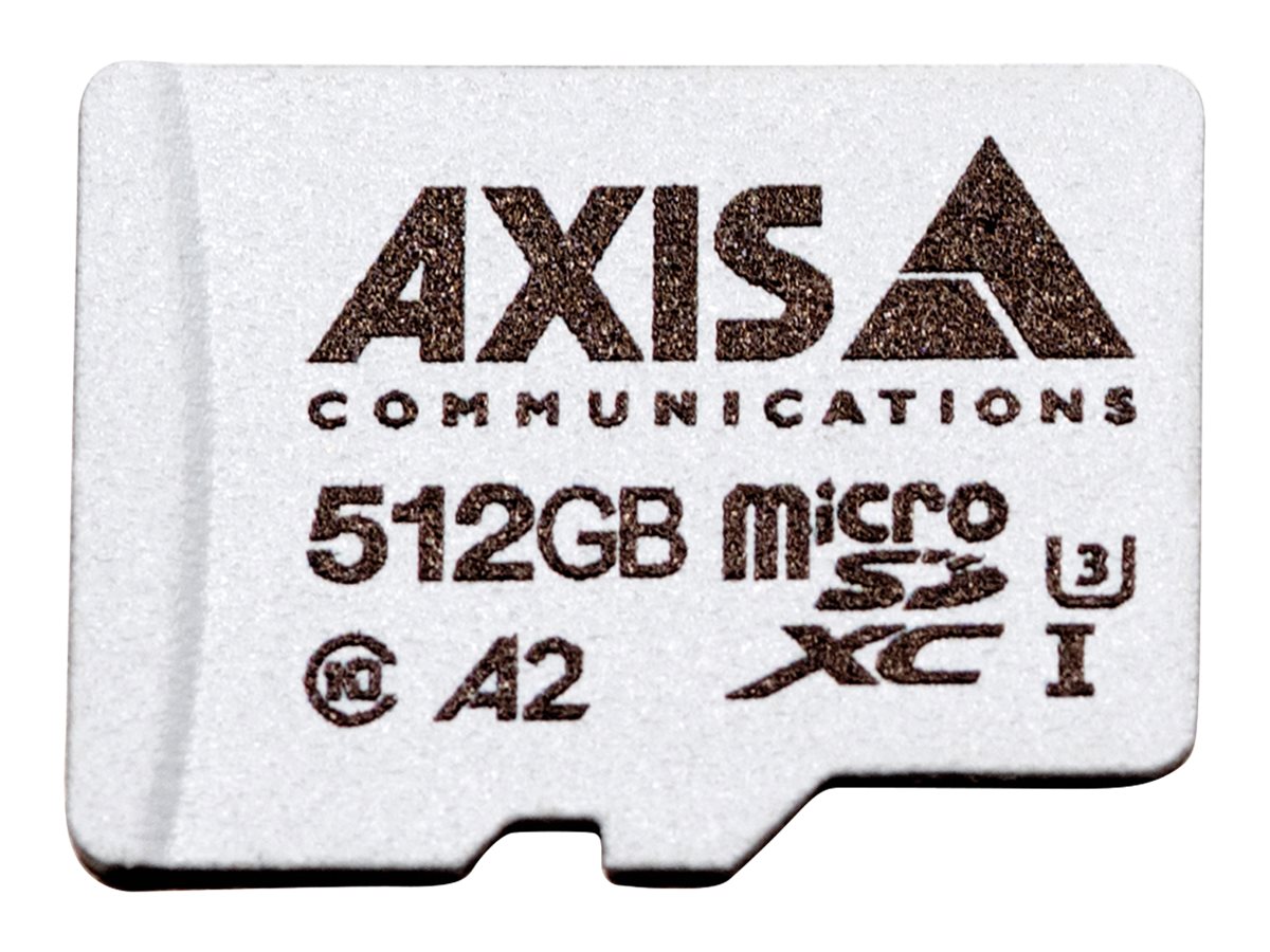 AXIS Surveillance - Flash-Speicherkarte (microSDXC-an-SD-Adapter inbegriffen) - 512 GB - A2 / UHS-I U3 / Class10 - microSDXC UHS