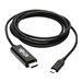 Tripp Lite USB C to HDMI Adapter Cable USB 3.1 Gen 1 4K M/M USB-C Black 6ft - Video- / Audiokabel - 24 pin USB-C mnnlich umkehr