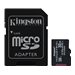 Kingston Industrial - Flash-Speicherkarte (microSDHC/SD-Adapter inbegriffen) - 32 GB - A1 / Video Class V30 / UHS-I U3 / Class10