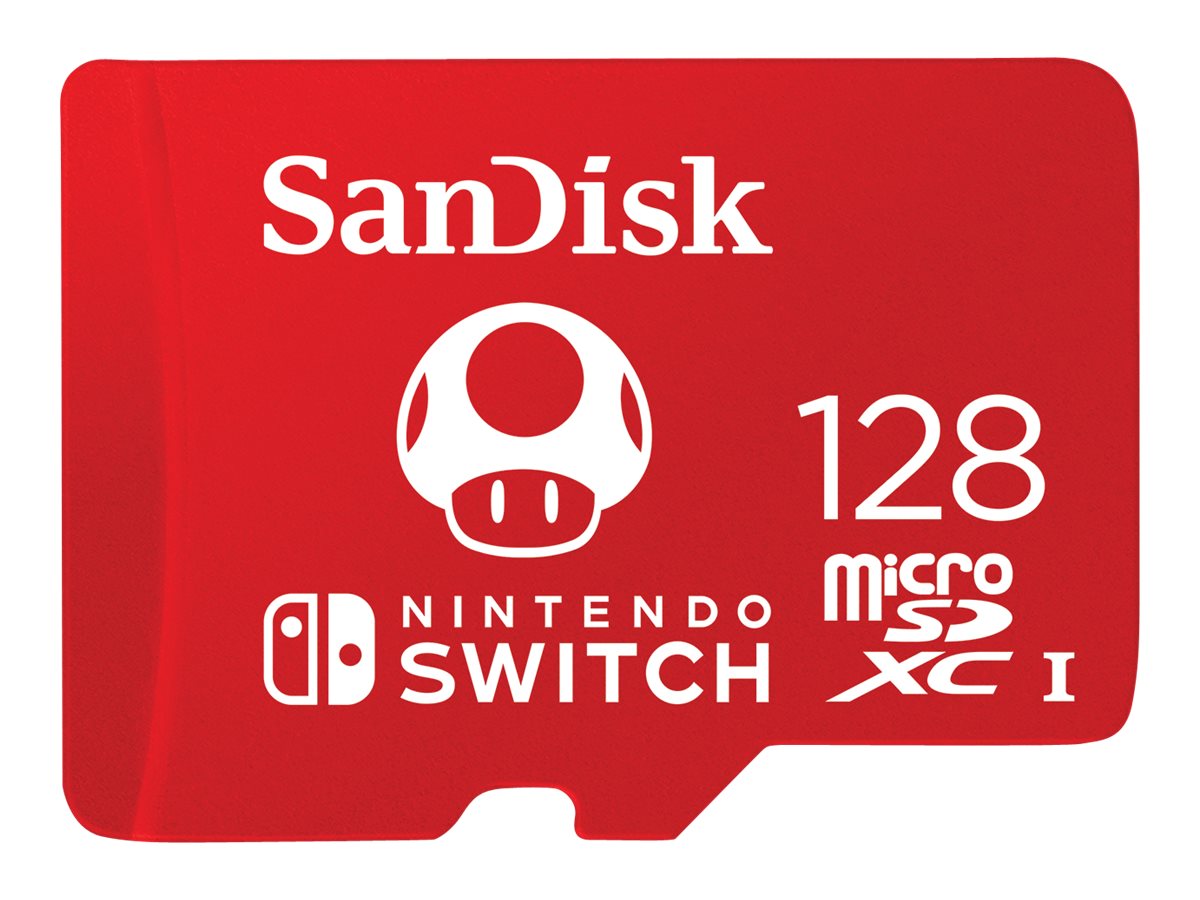 SanDisk - Flash-Speicherkarte - 128 GB - UHS-I U3 - microSDXC UHS-I - fr Nintendo Switch