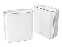 ASUS ZenWiFi XD6 - WLAN-System - (2 Router) - bis zu 500 qm - Netz 1GbE - Wi-Fi 6