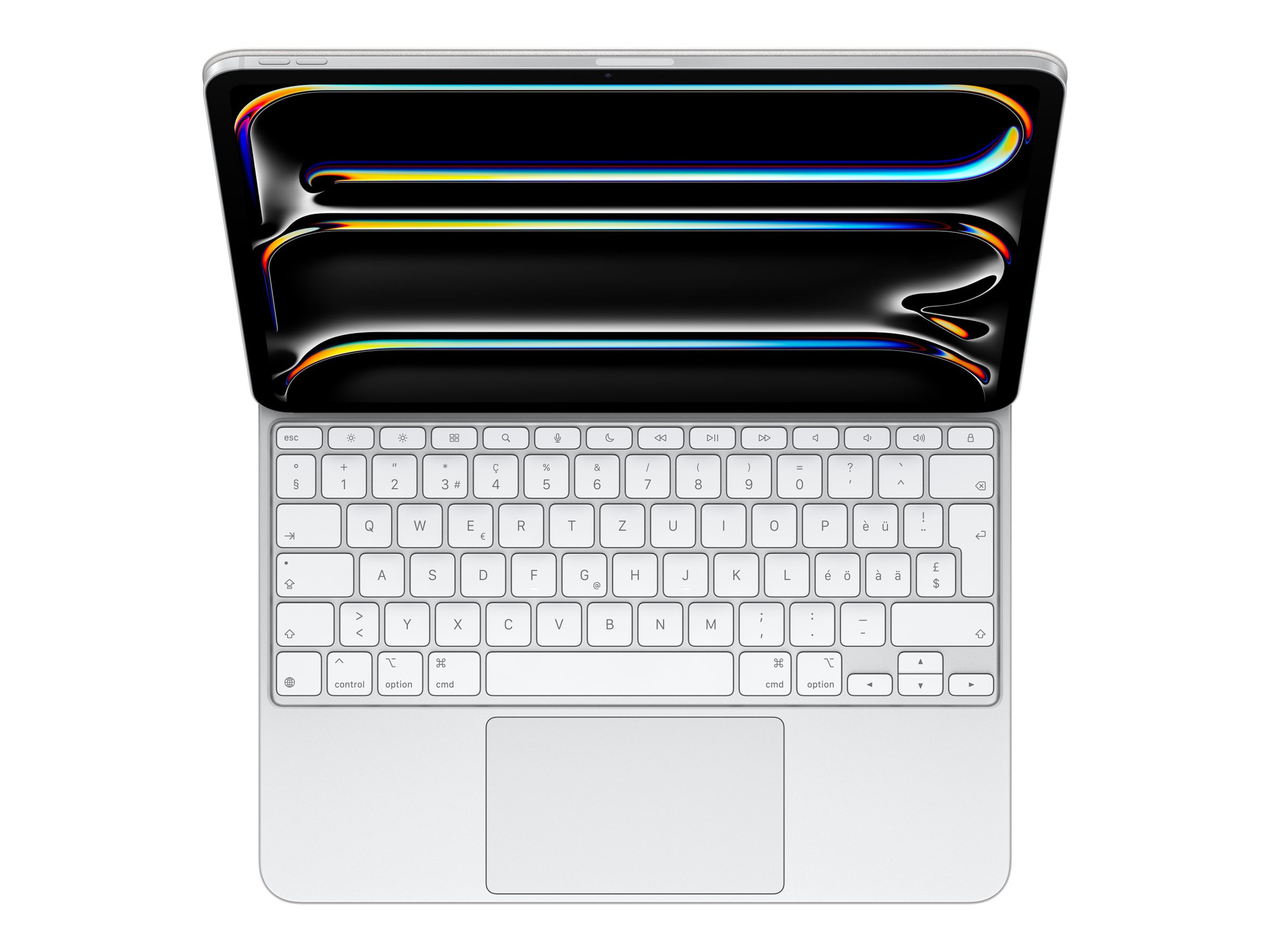 Apple Magic Keyboard - Tastatur und Foliohlle - mit Trackpad - hinterleuchtet - Apple Smart connector - QWERTZ