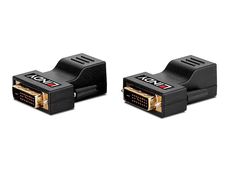 LINDY Extender CAT5e/6 DVI Extender - Video Extender - RJ-45 / Digital DVI, 24+1-polig - bis zu 70 m