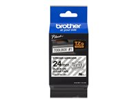 Brother TZe-S151 - Extra starker Klebstoff - schwarz auf durchsichtig - Rolle (2,4 cm x 8 m) 1 Kassette(n) laminiertes Band - f