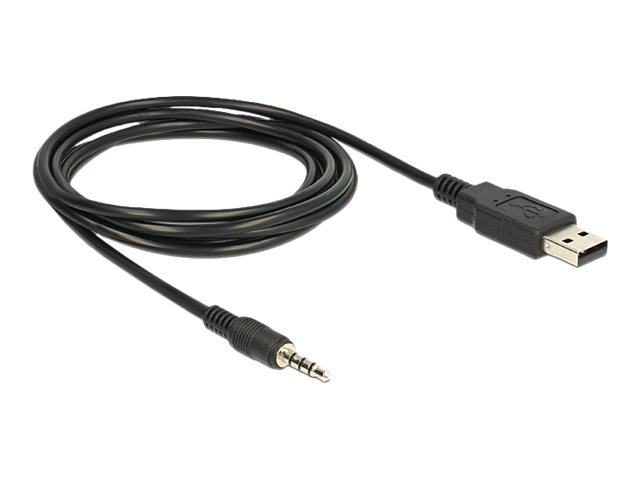 DeLock Converter USB 2.0 > Serial-TTL 2.5 mm 3 pin stereo jack 1.8 m (3.3 V) - Serieller Adapter - USB - Seriell