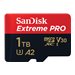 SanDisk Extreme Pro - Flash-Speicherkarte (microSDXC-an-SD-Adapter inbegriffen) - 1 TB - A2 / Video Class V30 / UHS-I U3 / Class