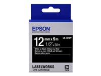 Epson LabelWorks LK-4BWV - Weiss auf Schwarz - Rolle (1,2 cm x 9 m) 1 Kassette(n) Etikettenband - fr LabelWorks LW-1000, 300, 4