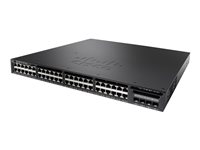 Cisco Catalyst 3650-48TD-E - Switch - L3 - managed - 48 x 10/100/1000 + 2 x 10 Gigabit SFP+ - Desktop, an Rack montierbar