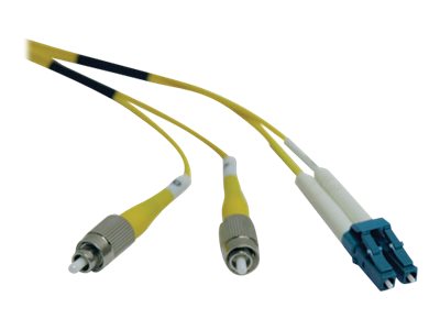 Eaton Tripp Lite Series Duplex Singlemode 9/125 Fiber Patch Cable (LC/FC), 2M (6 ft.) - Patch-Kabel - LC Single-Modus (M) zu FC 