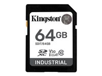 Kingston Industrial - Flash-Speicherkarte - 64 GB - A1 / Video Class V30 / UHS-I U3 / Class10 - microSDXC UHS-I