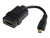 StarTech.com 12cm High-Speed HDMI Adapterkabel - HDMI auf Micro HDMI Kabel - Buchse/Stecker - HDMI-Adapter - HDMI weiblich zu 19