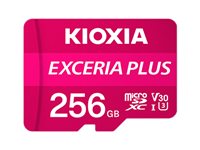 KIOXIA EXCERIA PLUS - Flash-Speicherkarte - 128 GB - A1 / Video Class V30 / UHS-I U3 / Class10 - microSDXC UHS-I