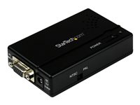 StarTech.com VGA auf Composite oder S-Video Konverter / Adapter bis zu max. 1600x1200 - Videokonverter - VGA - Composite Video, 