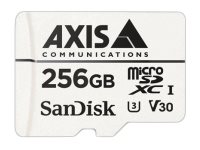 AXIS Surveillance - Flash-Speicherkarte (microSDXC-an-SD-Adapter inbegriffen) - 256 GB - Video Class V30 / UHS Class 3 / Class10