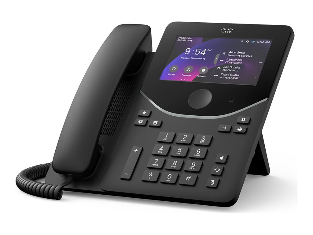 Cisco Desk Phone 9871 - VoIP-Telefon - mit Trusted Platform Module (TPM) 2.0 mit Rufnummernanzeige/Anklopffunktion - IEEE 802.11