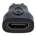 StarTech.com HDMI auf Mini HDMI Adapter Buchse / Stecker - HDMI Kabel / Kupplung fr Kamera zu einem TV oder Monitor - 1080p - H