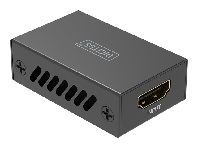 DIGITUS HDMI Repeater - Erweiterung fr Video/Audio - HDMI - 19-poliger HDMI Typ A / 19-poliger HDMI Typ A - bis zu 13 m